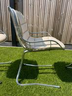 5 vintage Gastone Rinaldi stoelen, Overige kleuren, Ophalen of Verzenden, Zo goed als nieuw, Vijf, Zes of meer stoelen