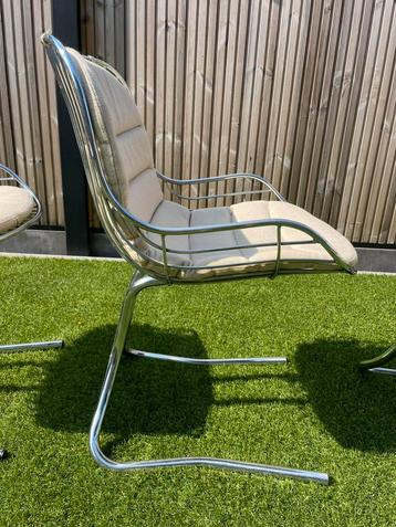 5 chaises Gastone Rinaldi vintage, Enlèvement ou Envoi, Autres couleurs, Vintage, Comme neuf