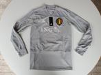 Grijze trainingstrui KBVB ING (Adidas, S) (nieuw), Verzamelen, Ophalen of Verzenden, Gebruikt, Shirt