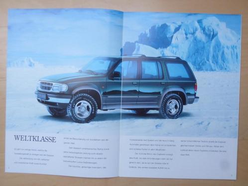 Brochure FORD Explorer, Duits, 1997, Livres, Autos | Brochures & Magazines, Ford, Envoi