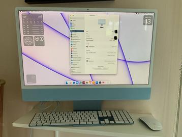 iMac 24” blauw beschikbaar voor biedingen