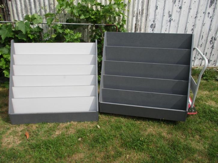 PERIODIEKE CONTAINERS: gelamineerd hout, melamine, antraciet, Huis en Inrichting, Kasten | Overige, Zo goed als nieuw, Ophalen