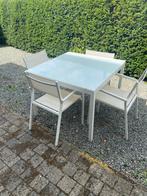 4 Tuinstoelen van Bristol, Tuin en Terras, Ophalen of Verzenden, Zo goed als nieuw, Aluminium