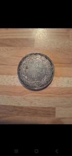Piece 5 francs Belges 1847, Postzegels en Munten, Verzenden, Zilver, Zilver
