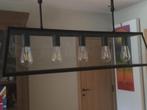 Zwarte glazen hanglamp., Ophalen, Zo goed als nieuw, Glas