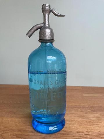 Vintage spuitwater fles 