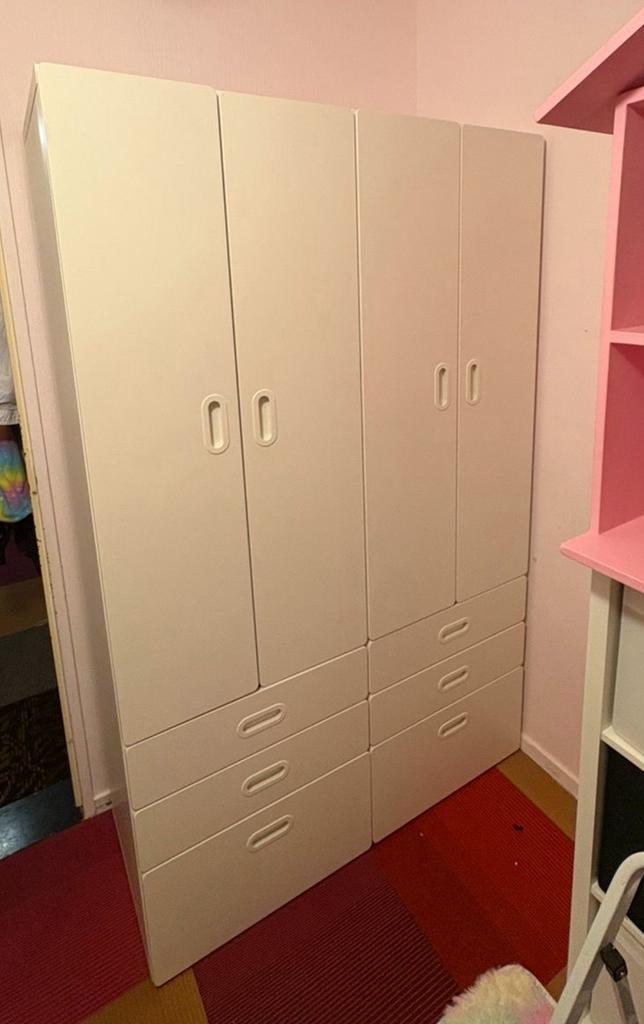 2 Stuva kleerkasten, Huis en Inrichting, Kasten | Kleerkasten, Zo goed als nieuw, Ophalen