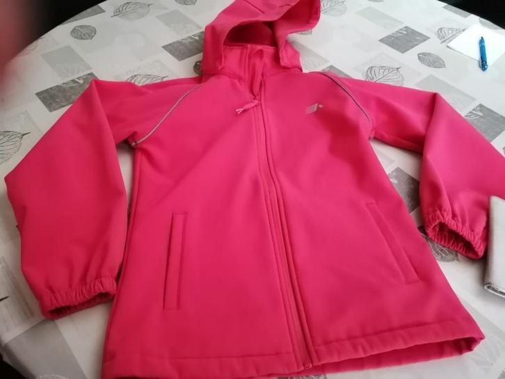 NAME IT softshells jas 146, Kinderen en Baby's, Kinderkleding | Maat 146, Zo goed als nieuw, Meisje, Jas, Ophalen of Verzenden