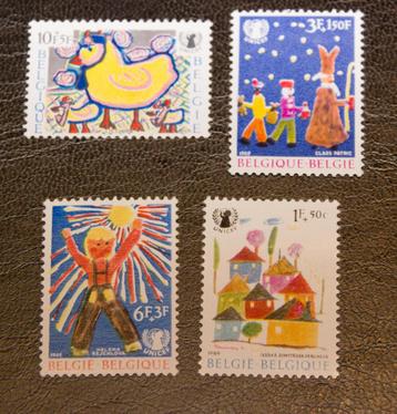 Postzegels België OBP 1492/95** beschikbaar voor biedingen