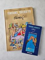 Tiroirs secrets de F. Walthéry + Livret "La dur'lutte",, Boeken, Stripverhalen, Gelezen, Walthéry, Eén stripboek, Verzenden