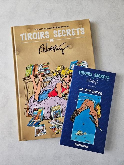 Tiroirs secrets de F. Walthéry + Livret "La dur'lutte",, Boeken, Stripverhalen, Gelezen, Eén stripboek, Verzenden