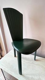 Chaise vert cuire, Maison & Meubles, Utilisé, Enlèvement ou Envoi