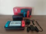 Nintendo switch + games (modded v1), Games en Spelcomputers, Spelcomputers | Nintendo Switch, Ophalen of Verzenden, Zo goed als nieuw