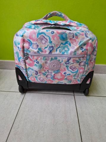 Mooie kipling boekentas trolley + bijpassende pennenzak, Enlèvement, Comme neuf