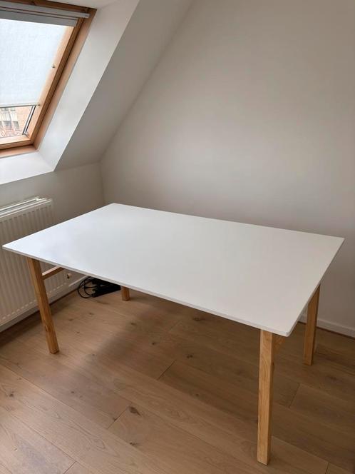 Tafel bureau wit, Huis en Inrichting, Bureaus, Gebruikt, Bureau, Ophalen