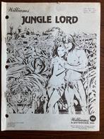 WILLIAMS JUNGLE LORD MANUAL, Verzamelen, Automaten | Flipperkasten, Elektronisch, Onderdeel of Defecte kast, Ophalen of Verzenden