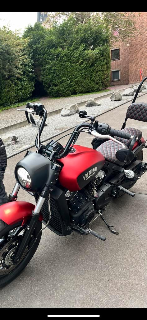Indian Scout Bobber Ruby Smoke, Motoren, Motoren | Harley-Davidson, Particulier, Ophalen