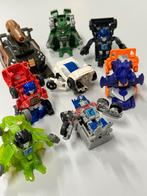 Lot de 8 robots combat Transformers mini bots - 8 figurines, Collections, Comme neuf, Enlèvement ou Envoi