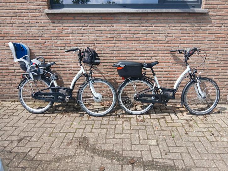 Twee electrische dames fietsen beide voor 300€ zie tekst, Fietsen en Brommers, Elektrische fietsen, Ophalen