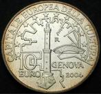 10 Euro 2004R - Zilver - Stad Genua - AuNC, Postzegels en Munten, Munten | Europa | Euromunten, Zilver, Ophalen of Verzenden, Italië