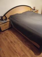 bed 160x200, Ophalen, Gebruikt, Beige, Tweepersoons