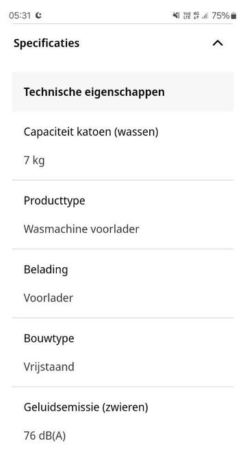 Wasmachine koelkast diepvries, Enlèvement, Neuf