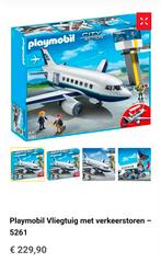 Playmobil 5261 Vliegtuig met Verkeerstoren - Compleet, Enlèvement