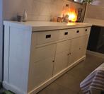 Witte eiken dressoir henders en hazel van 220cm lang, Huis en Inrichting, Ophalen of Verzenden, Zo goed als nieuw