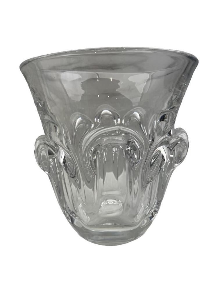 Vase en cristal – Val Saint Lambert – Guido Bon – Circa 1950, Antiquités & Art, Antiquités | Verre & Cristal, Enlèvement ou Envoi