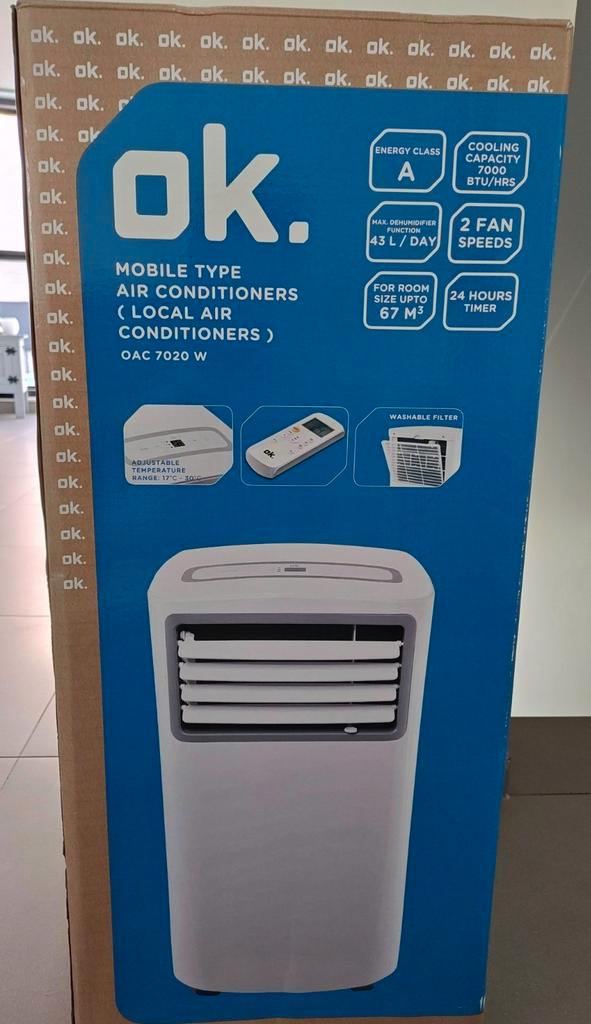 Airco OK OAC7020, Elektronische apparatuur, Airco's, Zo goed als nieuw, Ophalen