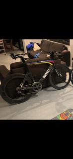 Triatlonfiets/TT BMC Timemachine TM01 Di2 en PWR Maat L, Autres marques, 57 à 61 cm, Enlèvement, Utilisé