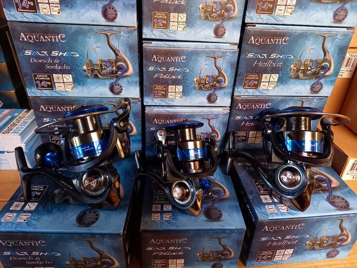 Aquantic Salt Shad zoutwater Spinmolens (4000/4500/5000), Watersport en Boten, Hengelsport | Zeevissen, Nieuw, Molen, Ophalen of Verzenden