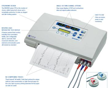 Huntleigh BD4000XS Foetale monitoring 