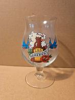 Duvel glas berthom met rode D, Verzamelen, Ophalen of Verzenden, Zo goed als nieuw, Duvel