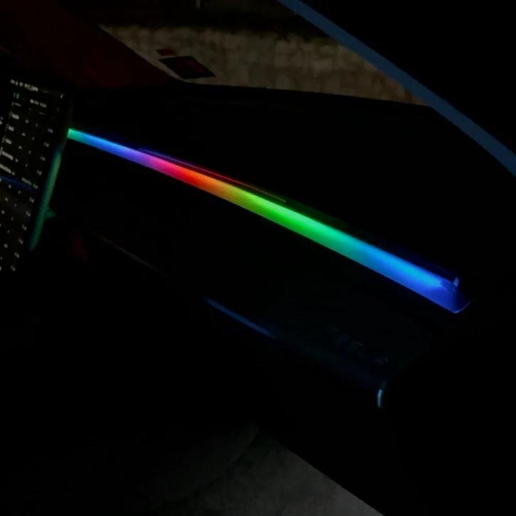 Tesla M3/Y Full Color Animated Dash & Center Console LED, Auto-onderdelen, Verlichting, Ophalen of Verzenden