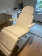 Behandelstoel, kunstleder in perfecte staat, Ophalen, Zo goed als nieuw, Wit, Eén