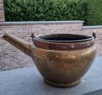 Koperen pot met hengel, Antiek en Kunst, Antiek | Brons en Koper, Ophalen of Verzenden, Koper