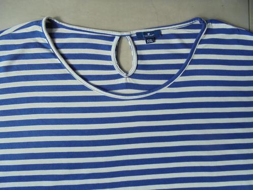 t-shirt Tom Tailor xxl, Kleding | Dames, T-shirts, Zo goed als nieuw, Maat 46/48 (XL) of groter, Blauw, Zonder mouw, Ophalen