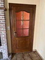Massief eiken deuren, Gebruikt, Binnendeur, Minder dan 200 cm, Glas