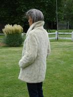 Veste fourrure., Enlèvement, Comme neuf, Blanc