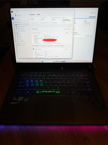 ROG Strix G16 zeer krachtige gaming laptop GARANTIE, Comme neuf, Gaming, SSD, Enlèvement ou Envoi