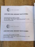 2 tickets Jade Mintjes Scherpenheuvel, Tickets & Billets, Loisirs | Autre, Deux personnes, Ticket ou Carte d'accès