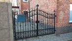 Metalen tuinpoort, Tuin en Terras, Ophalen, Gebruikt, 150 tot 200 cm, IJzer