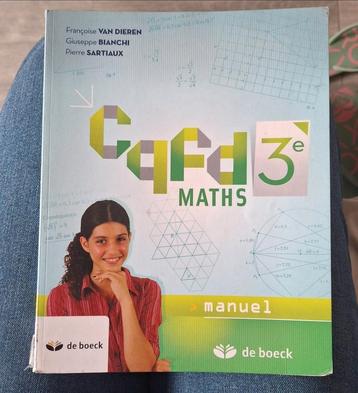 CQFD 3e maths - manuel  beschikbaar voor biedingen