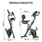 hometrainer met rug en armsteun, zo goed als nieuw, Sport en Fitness, Ophalen, Zo goed als nieuw, Rug, Hometrainer