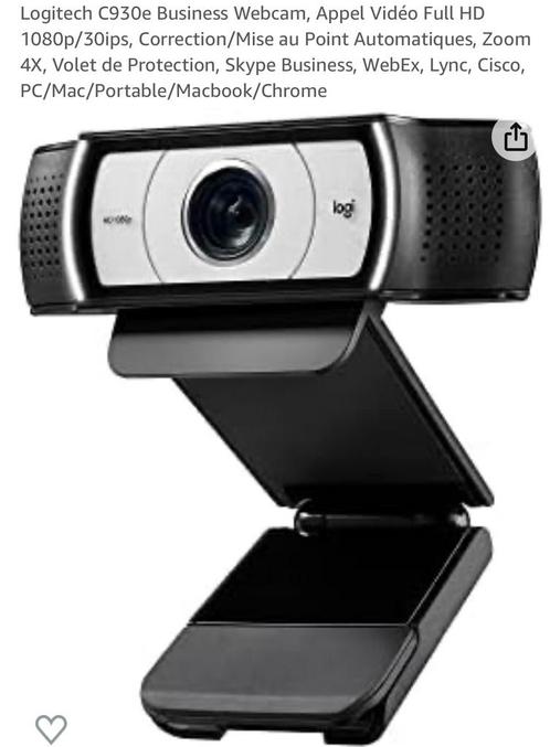 Webcam Logitech C930c, Informatique & Logiciels, Webcams, Comme neuf