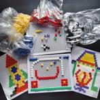 Mozaïekborden + plastic steentjes. Vanaf 4 jaar, Kinderen en Baby's, Speelgoed | Overig, Ophalen of Verzenden, Zo goed als nieuw
