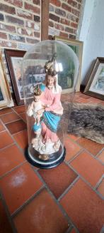 Cloche 55 cm avec Marie et Jésus, Antiquités & Art, Enlèvement ou Envoi