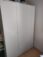 Witte IKEA kast kleppstad, Huis en Inrichting, Ophalen, 100 tot 150 cm, Zo goed als nieuw, Met hangruimte