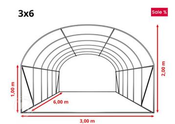 Tunnelserre serre kippenren, Enlèvement, Comme neuf